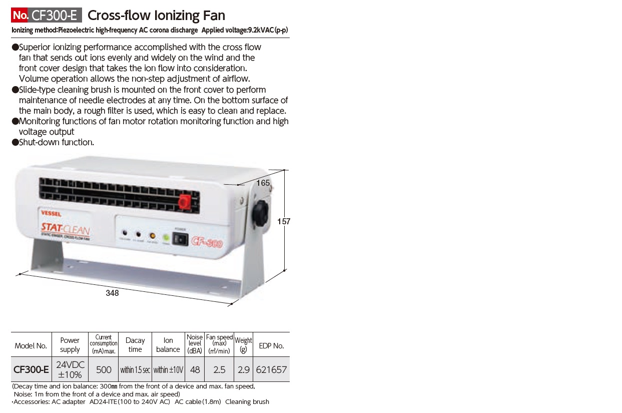 Ichiban Precision Sdn Bhd Vessel Vessel Static Eraser Top Fan Overhead Lonizing Triple Fan